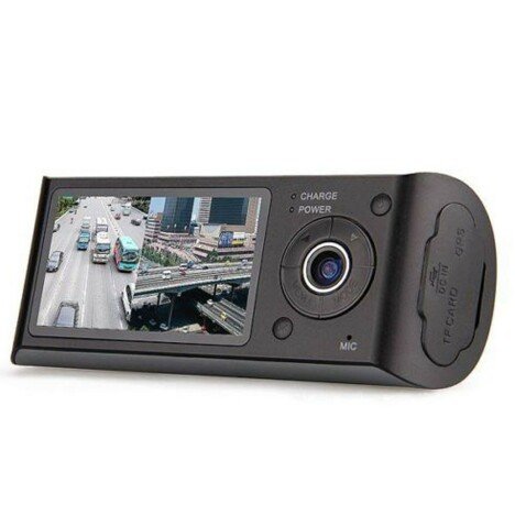 Resigilat! Camera Auto Dubla Cu GPS iUni Dash X3000 Plus, display 2.7 inch